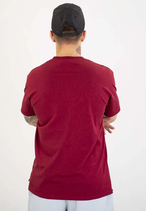 T-shirt Diil Gang bordowy