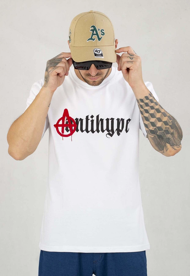 T-shirt Antihype Antihype biały