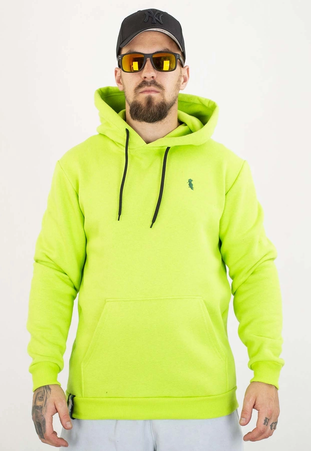 Bluza Dudek P56 Z Kapturem Dudek Logo zielona