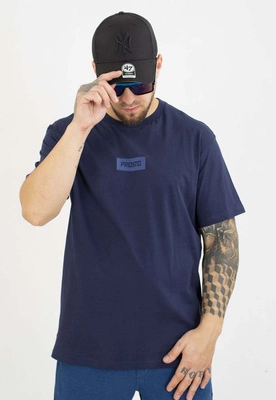 T-shirt Prosto Box Logo granatowy