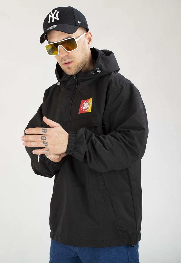 Kurtka Diil Przejściowa Kangur Gradient czarna