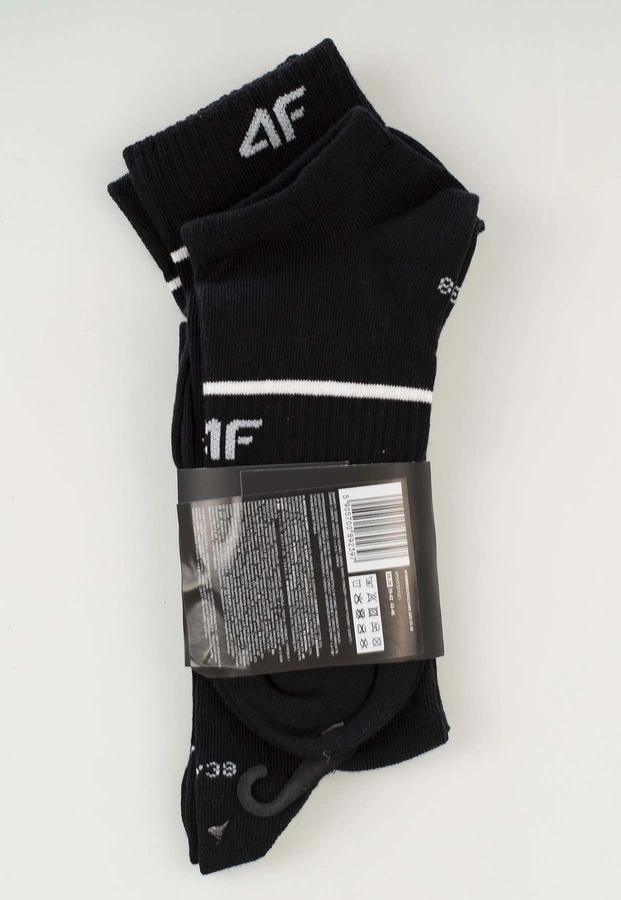 Skiety 4F U449 Unisex 3Pak czarne