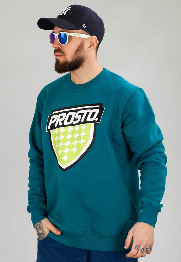 Bluza Prosto Crewneck Newshi turkusowa