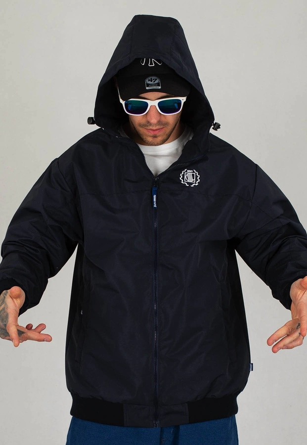 Kurtka Diil Zip Laur granatowa