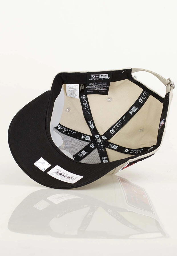 Czapka Trucker New Era Contrast Patch 9Forty Bulls 60667564 beżowo czarna