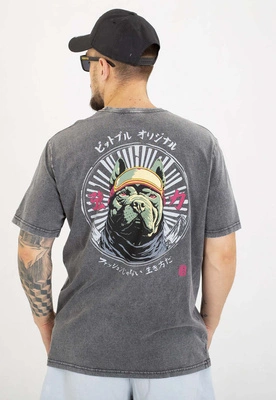 T-shirt Pit Bull Mt.Fuji 190 washed grey
