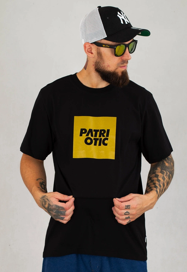 T-shirt Patriotic Cls Gold czarny