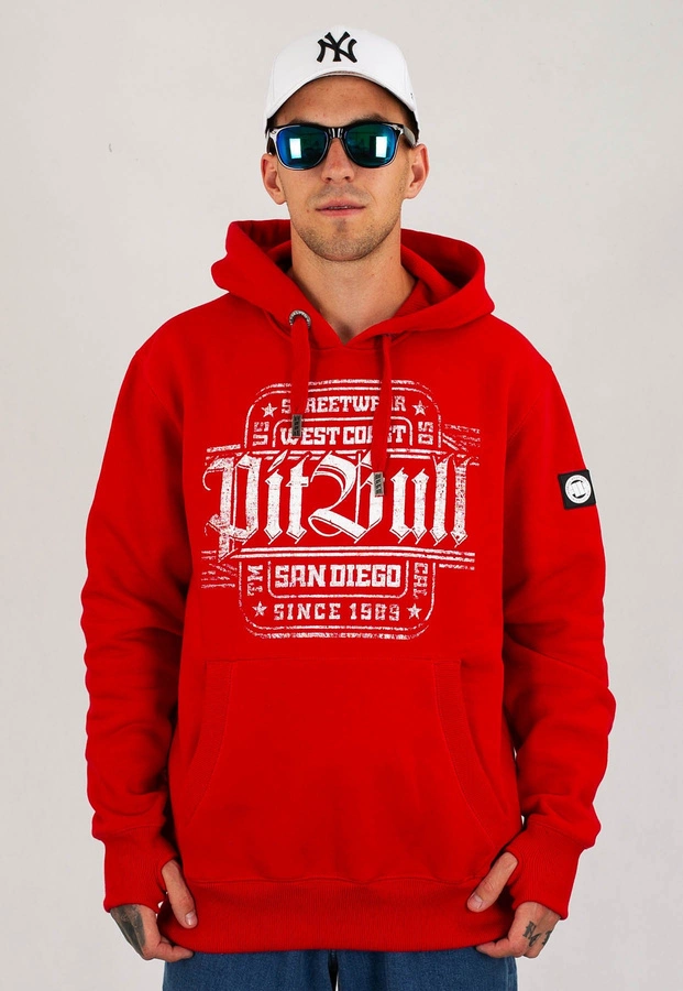 Bluza Pit Bull San Diego IV czerwona