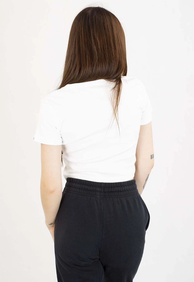 T-Shirt Pit Bull Rib Cropped 300 White