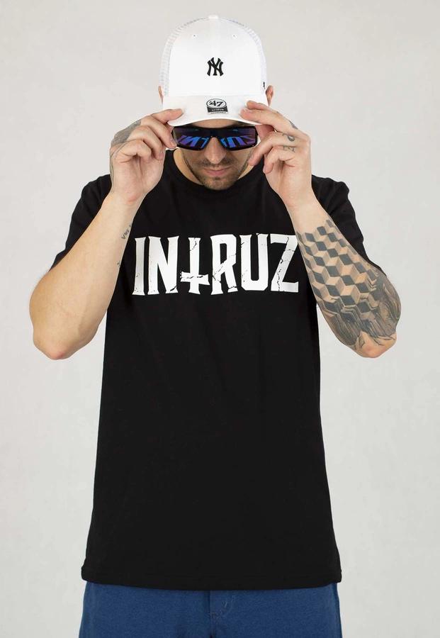 T-shirt Intruz Lokalny Klasyk czarny