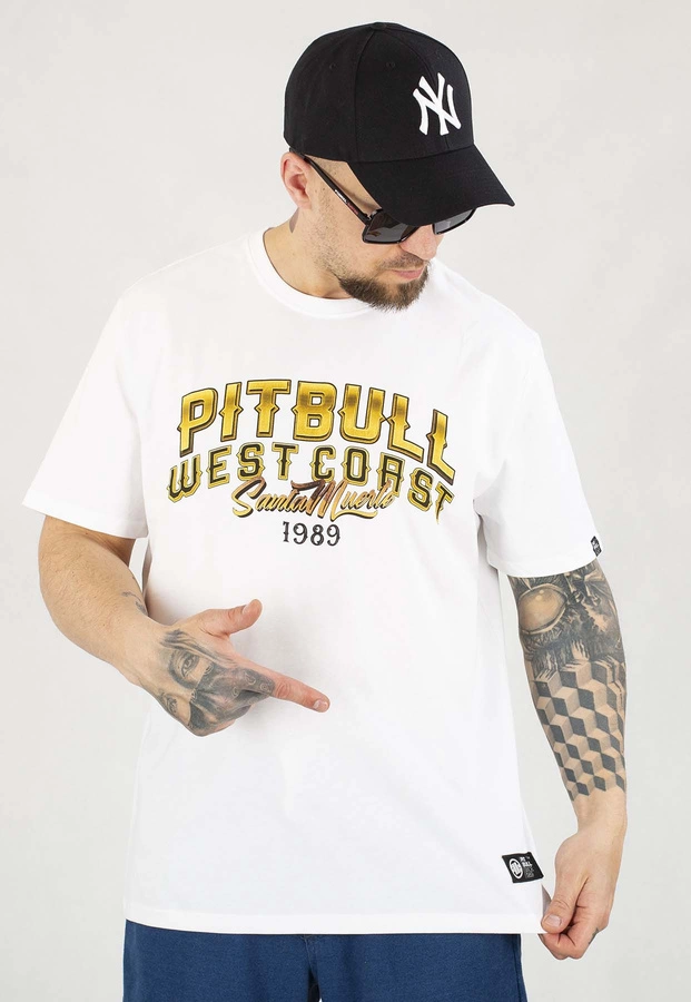 T-shirt Pit Bull Santa Muerte 190 white