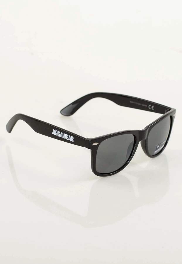 Okulary Jigga Wear Name Wayfarer Black Black Mirror