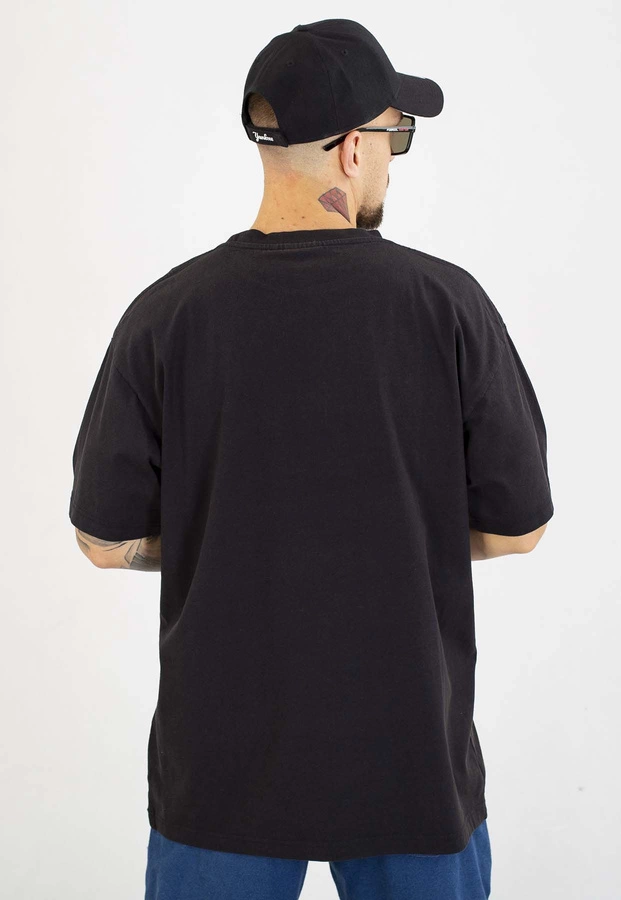 T-shirt Prosto Big Log czarny sprany