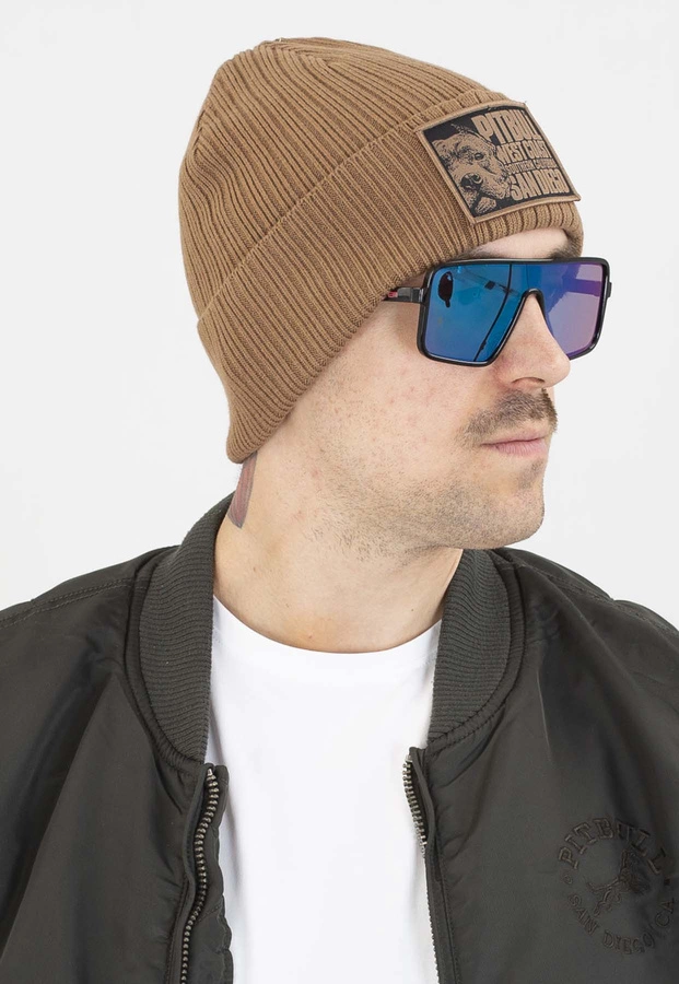 Czapka Zimowa Pit Bull Silvas Blood Dog coyote brown