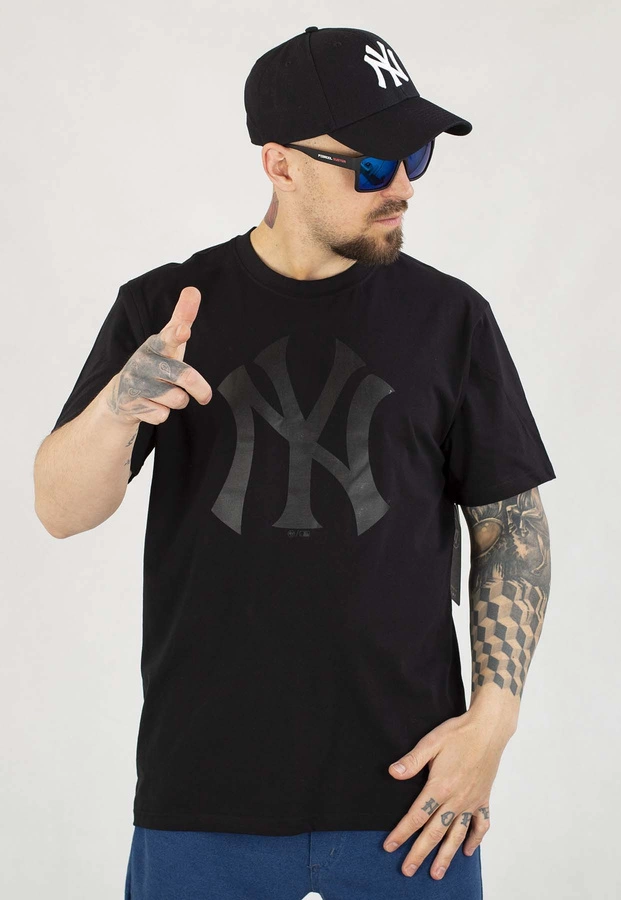 T-shirt 47 Brand MLB New York Yankees Imprint Echo 544089 czarno czarna