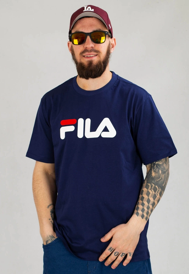 T-shirt Fila Bellano Tee FAU0092 niebieska