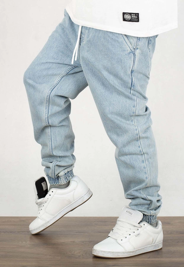 Spodnie Mass Jogger Sneaker Fit Signature 2.0 light blue