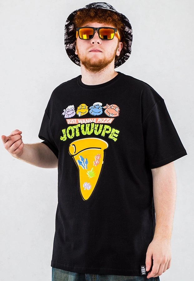 T-shirt JWP Pizza czarny