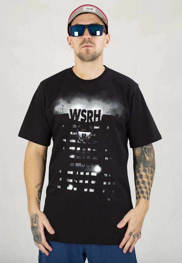 T-shirt WSRH Bloki czarny