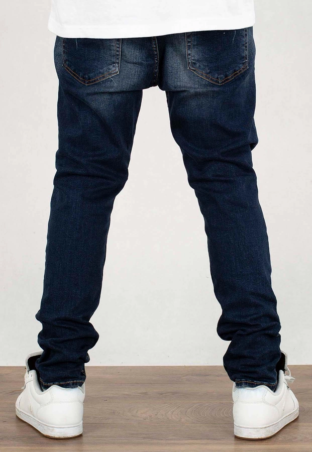 Spodnie I8 Denim SKIN04 Skinny dark blue