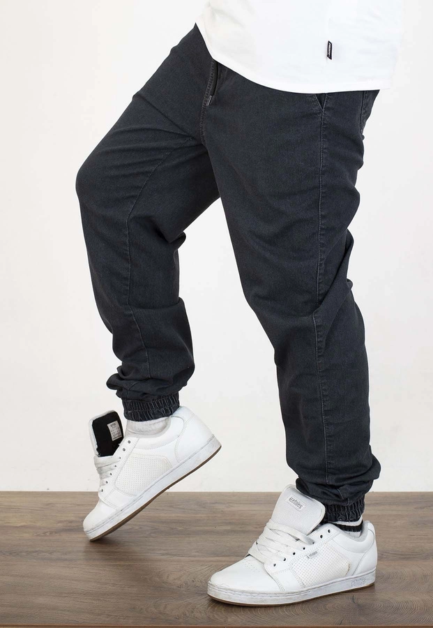 Spodnie Grube Lolo Dymek Back Haft grey