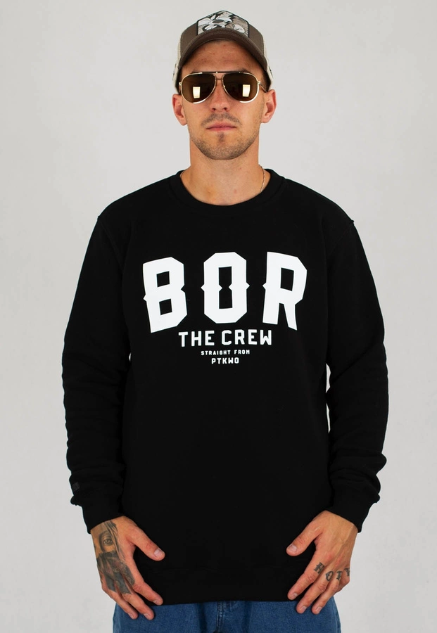 Bluza B.O.R. Biuro Ochrony Rapu Borcrew The Crew czarna