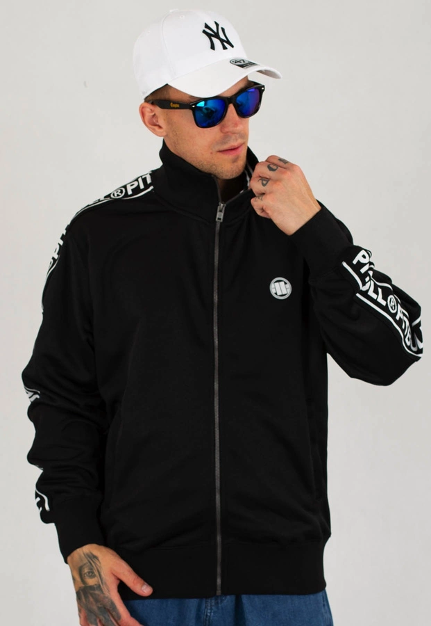 Bluza Pit Bull Oldschool Zip Tape Logo czarna