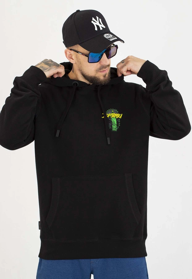 Bluza Pit Bull Z Kapturem BJJ Fight Dvso czarna