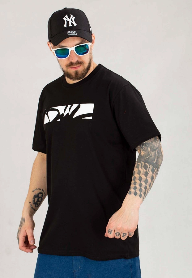 T-shirt Diil Frame czarno biały