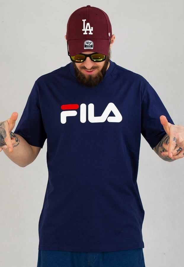 T-shirt Fila Bellano Tee FAU0092 niebieska