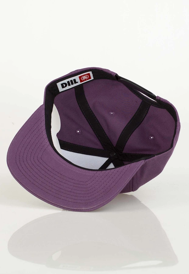Czapka Snapback Diil Small Odblask fioletowa