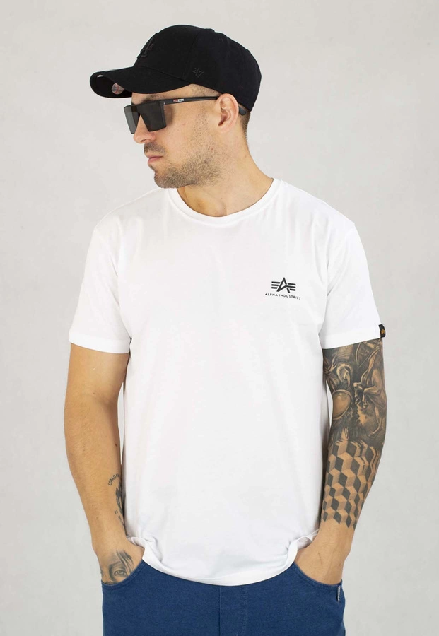 T-shirt Alpha Industries Back Print 128507 biały