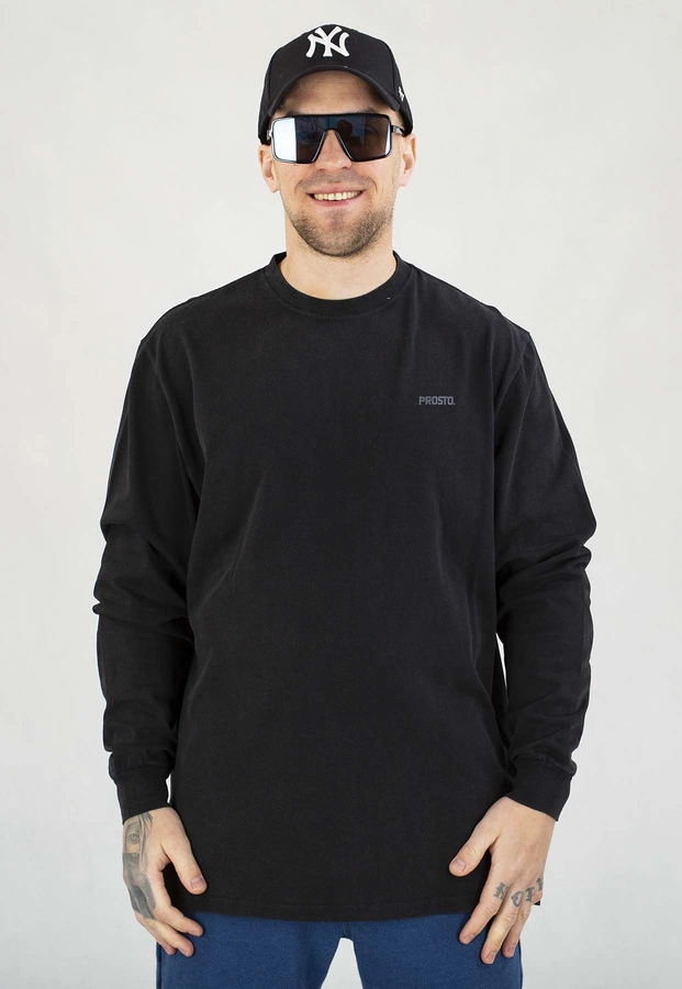 Longsleeve Prosto Ston grafitowy