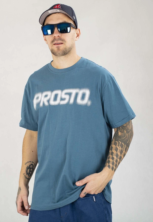 T-shirt Prosto Pixel turkusowy