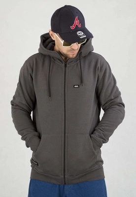 Bluza Elade Zip Z Kapturem Patch grafitowa