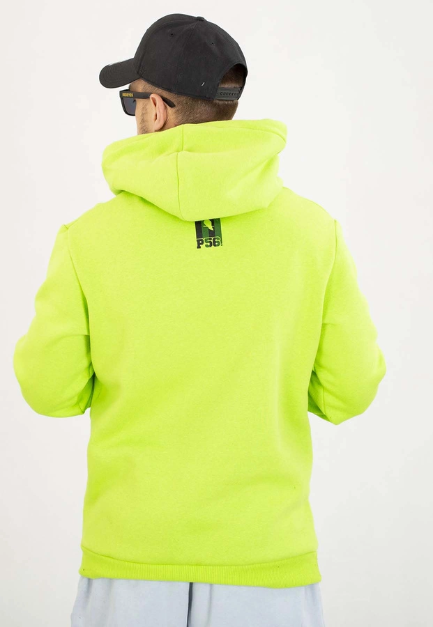 Bluza Dudek P56 Z Kapturem Dudek Logo zielona