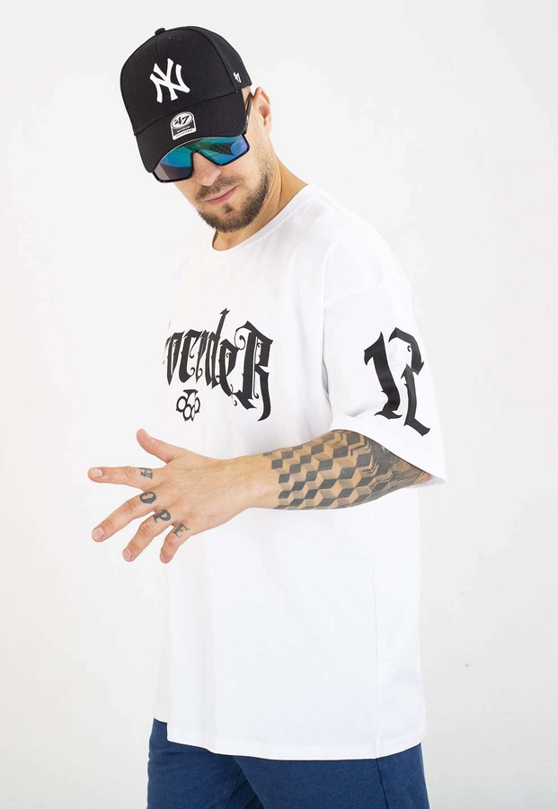 T-shirt Chada Proceder Oversize Proceder 1312 biały