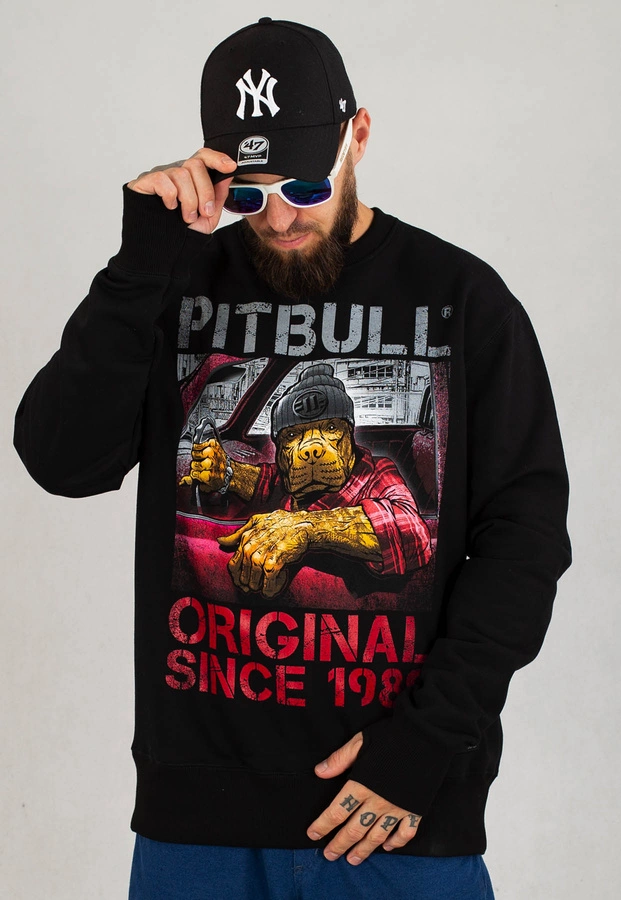 Bluza Pit Bull Bez Kaptura Drive czarna