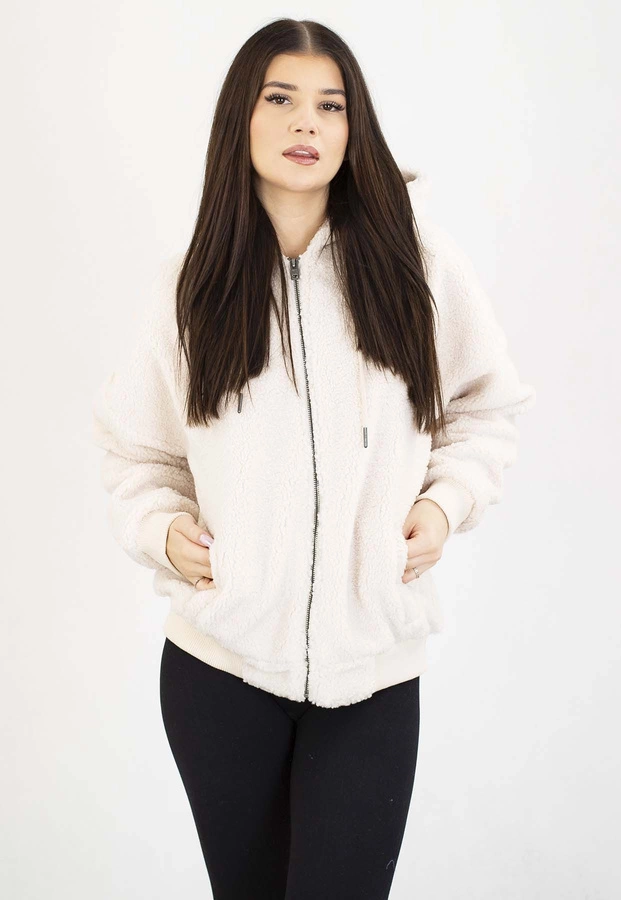 Bluza Pit Bull Z Kapturem ZIP Daisy light beige