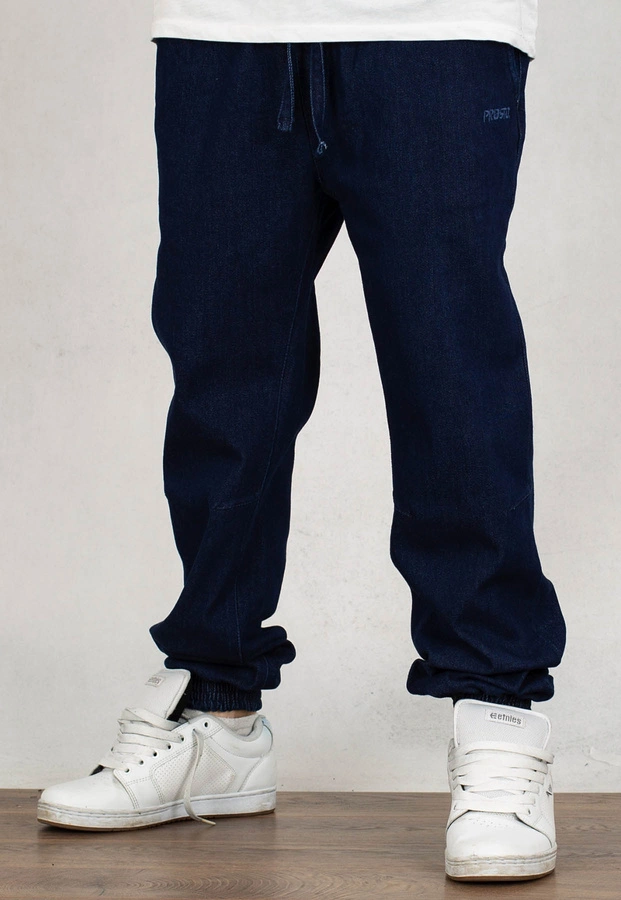 Spodnie Prosto Jogger Jeans Pazy navy