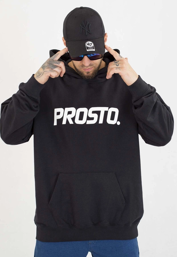 Bluza Prosto Z kapturem Big Log czarna