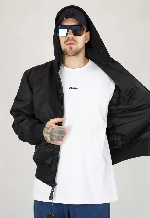 Kurtka Alpha Industries Zimowa MA-1 ZH Back Print 128113 czarno kolorowa