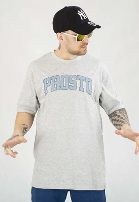 T-shirt Prosto College szary