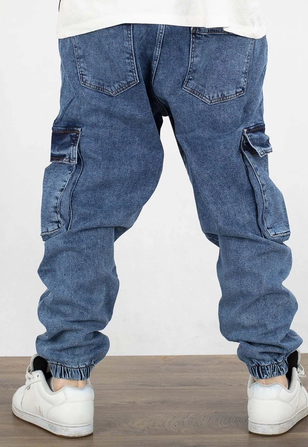 Spodnie I8 Denim BOY39 Joggery Cargo royal blue