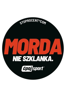 Wlepa Stoprocent Morda czarna