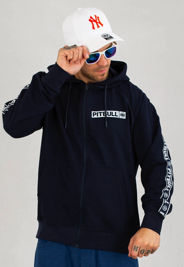 Bluza Pit Bull Zip Dandridge granatowa