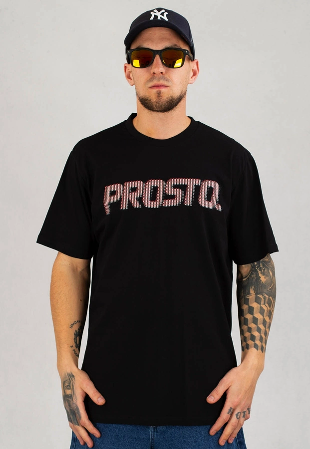 T-shirt Prosto Squarez czarny