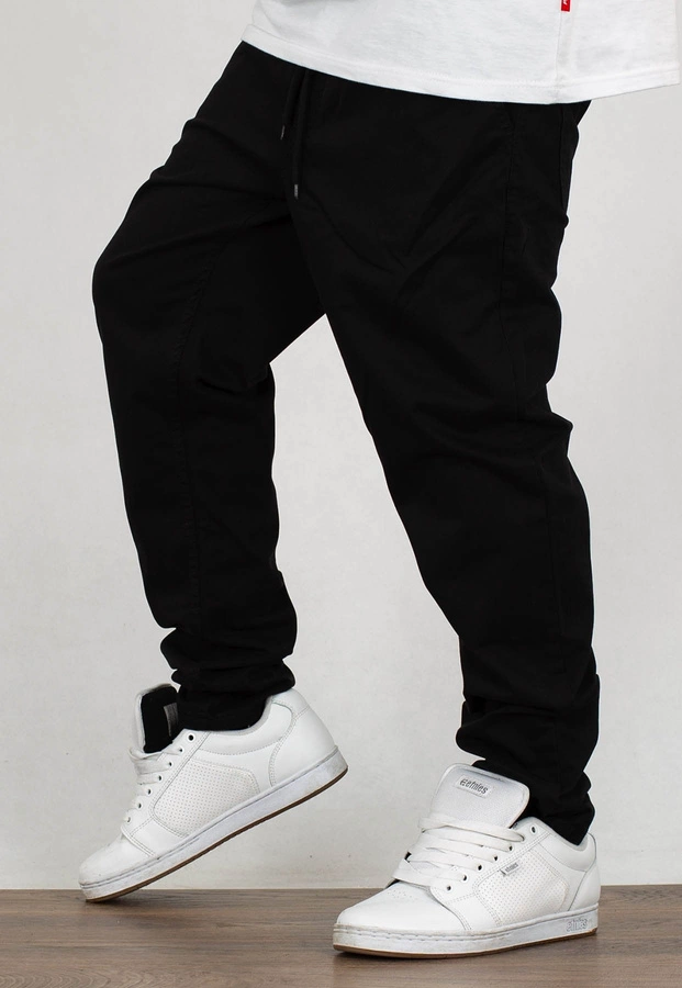 Spodnie SSG Stretch Straight Fit czarny jeans