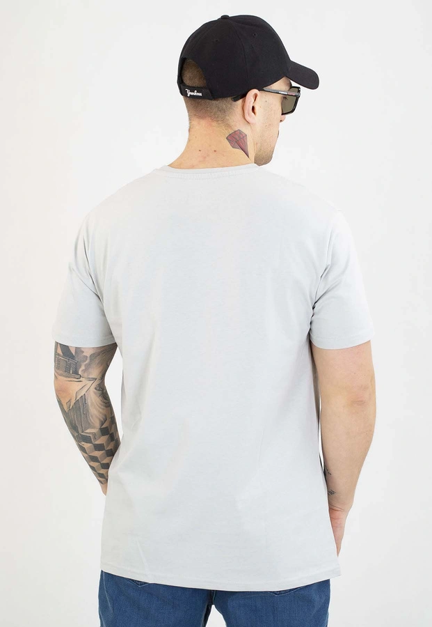 T-shirt Alpha Industries Satin Logo 148513 szary