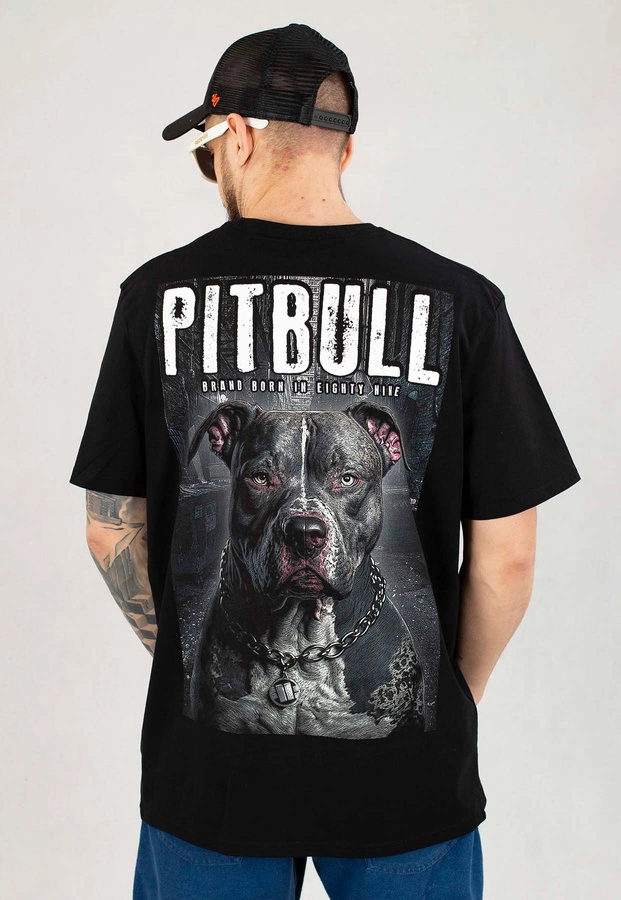 T-shirt Pit Bull Street King czarny